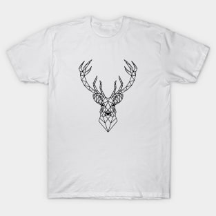 Geometric reindeer head T-Shirt